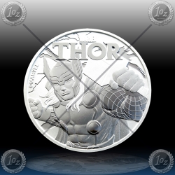 1oz TUVALU $1 (THOR - MARVEL) 2018 *BU